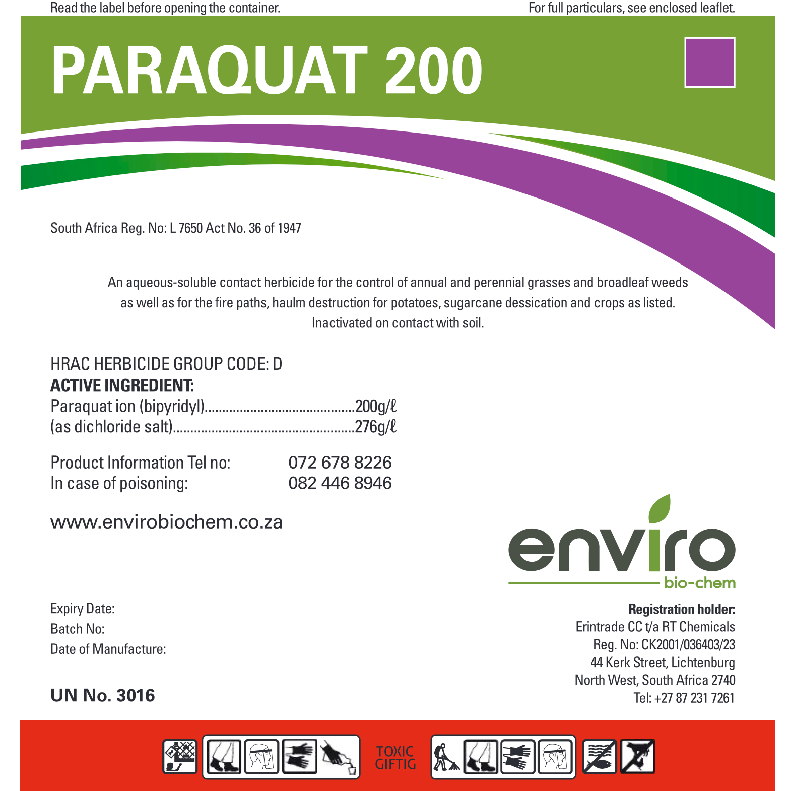 Paraquat & Others