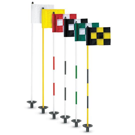 Practice Green Flag Poles